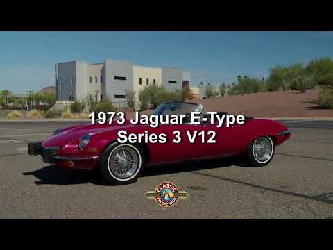 video 1973 Jaguar E-Type Series III V12 Roadster