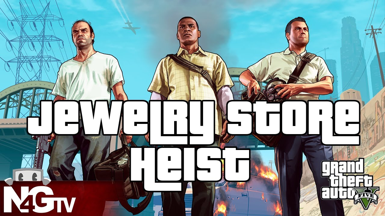 Gta V The Jewel Store Job Jewelry Store Heist Walkthrough Lets Play Episode 14 Youtube 8548