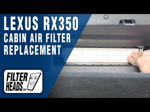 LEXUS RX350 - Cabin Air Filter Replacement