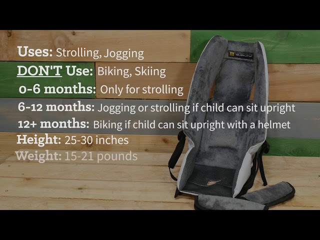 Burley Snuggler Baby Safety Seat 6-24 Months - Gray