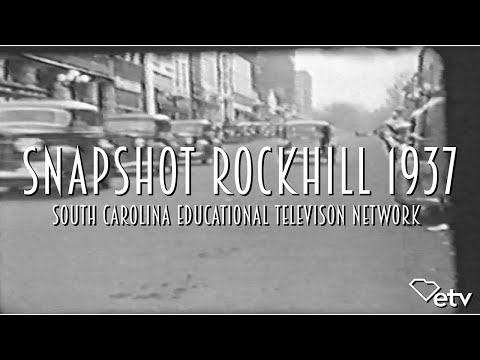 screenshot of youtube video titled Snapshot of Rock Hill South Carolina in 1937
