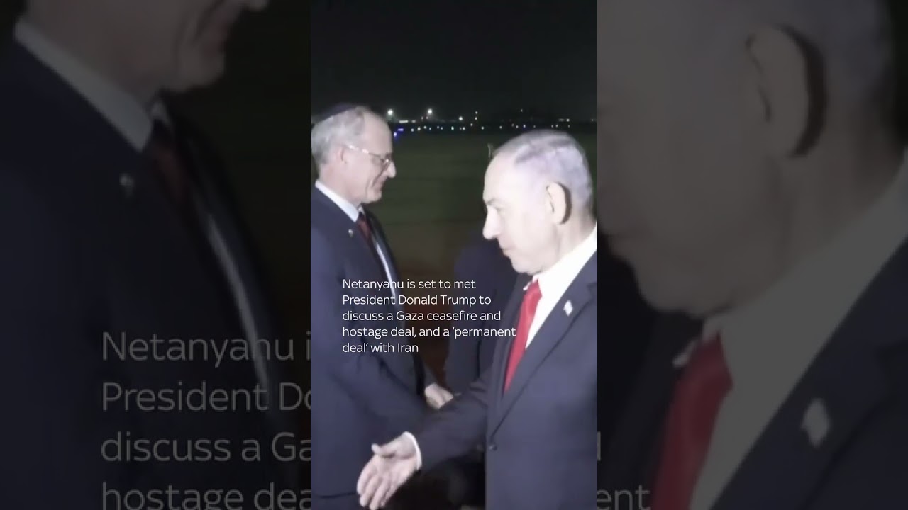 Netanyahu arrives in US for ceasefire talks