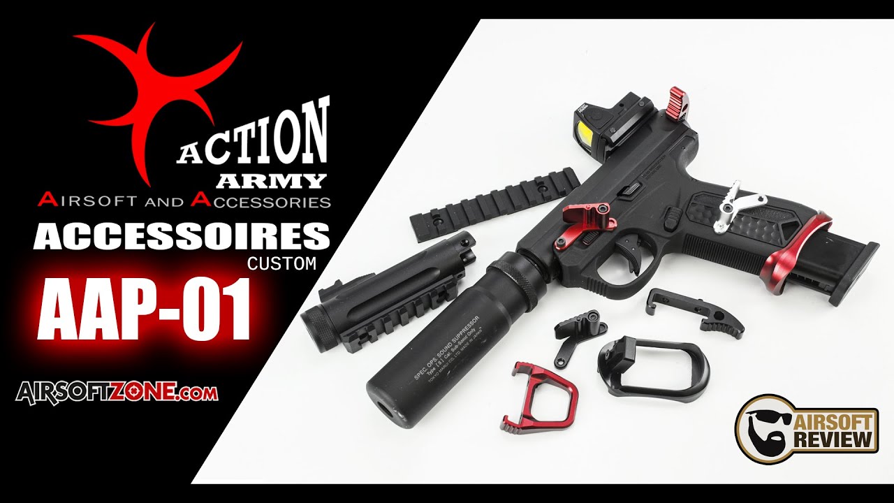 [ENG SUB] ACCESSOIRES CUSTOM AAP 01 # ACTION ARMY COMPANY / AIRSOFTZONE # AIRSOFT REVIEW