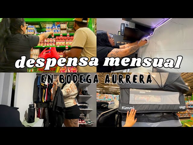 Esto gastamos en la despensa mensual 💸 puertas para el closet? ✅ viendo cositas para nuestro bebé✨