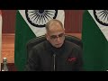 MEA LIVE | Special Briefing by Foreign Secretary on the visit of President of France to India