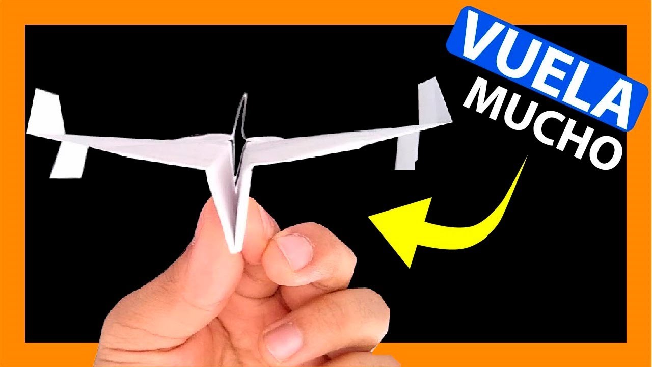 Como hacer un avión de papel fácil para niños