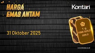 Harga Emas Antam Kembali Bersinar Hari Ini (31 Oktober 2025)