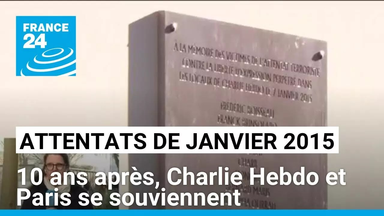 Attentats de janvier 2015 : dix ans après, Charlie Hebdo et Paris se souviennent • FRANCE 24