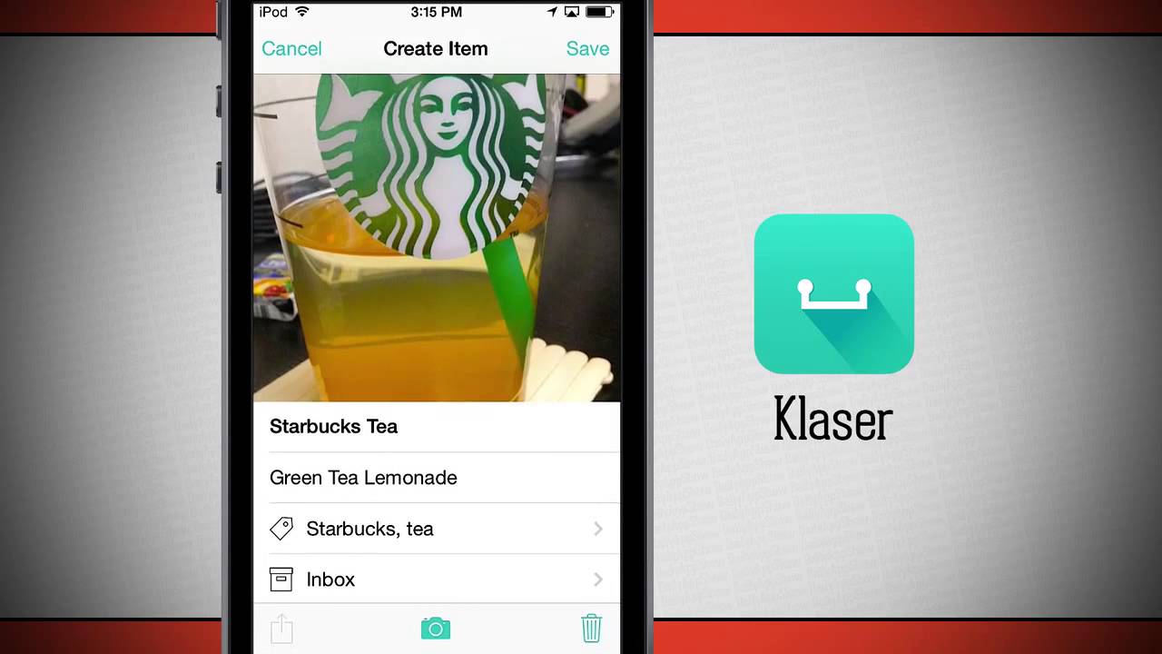 Klaser - Stuff Organizer - iPhone App Review