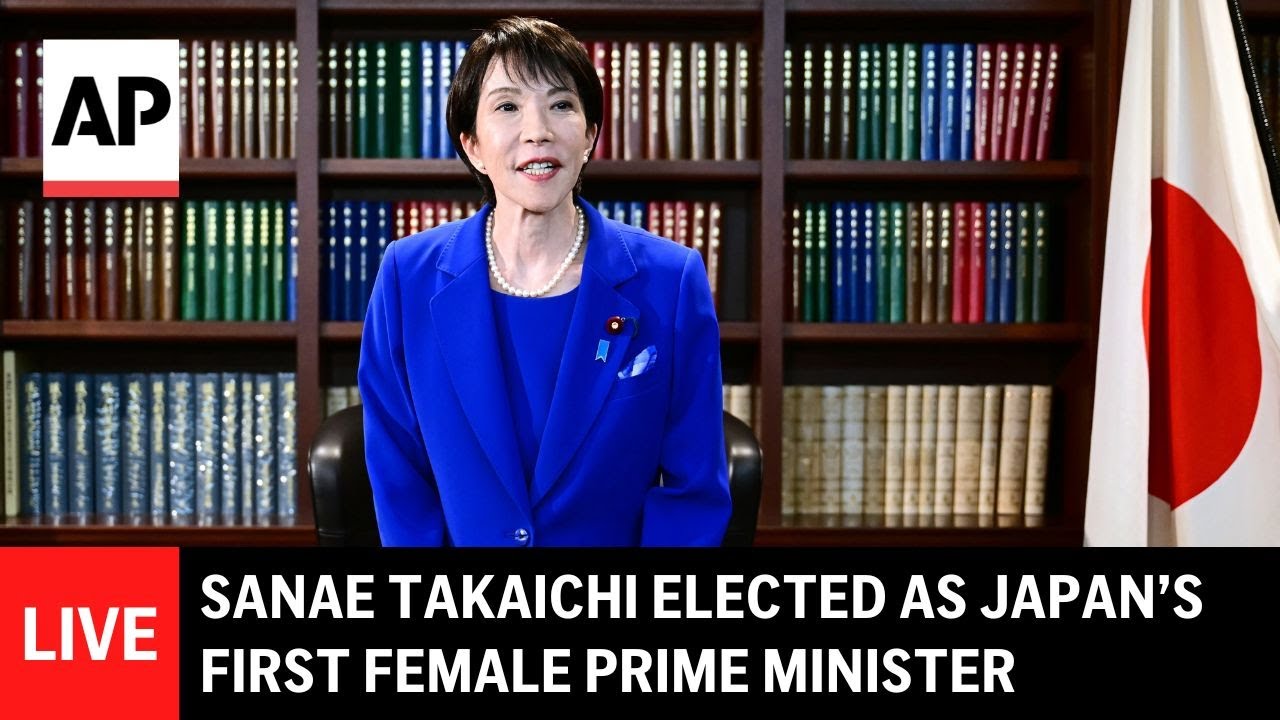 LIVE: Sanae Takaichi elected as the Japan's first female prime minister