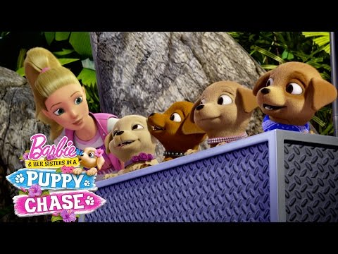 Barbie & haar zusjes in een Puppy Achtervolging'