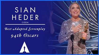 Sian Heder Wins Best Adapted Scr
