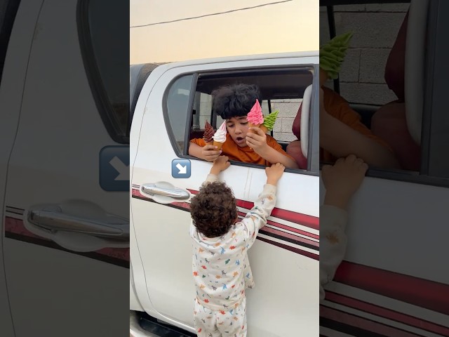 راعي الايسكريم كشف خطة حمو.دي🤣🍦‼️ #shorts
