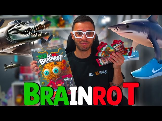 SPACCHETTO le FIGURINE dei BRAINROT ITALIANI! *sono senza parole*