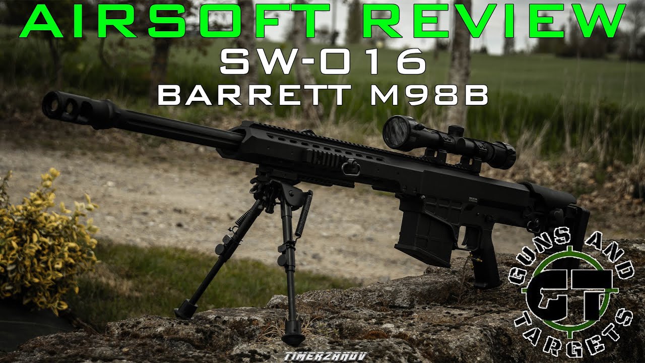 Airsoft Review #68 SW-016 Snow Wolf AEG Sniper (Barrett M98B) (GUNS AND TARGETS)