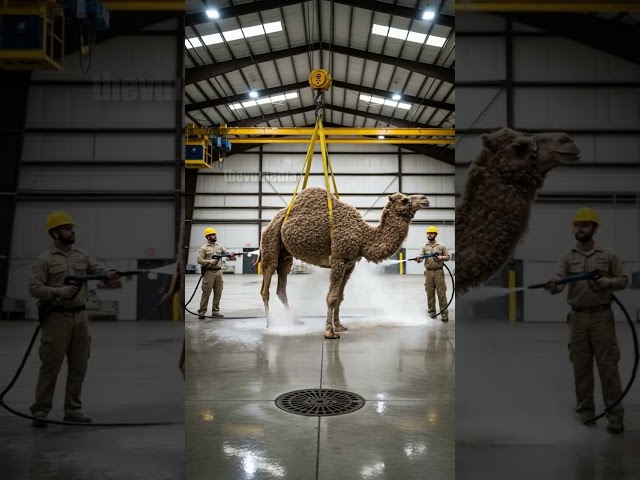 Family of camels rescued from giant desert bugs! #rescue #wildlife #animals