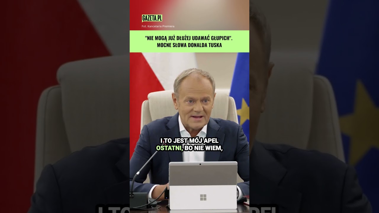 "Macie ostatnią szansę". Tusk o aferze Zondacrypto #shorts