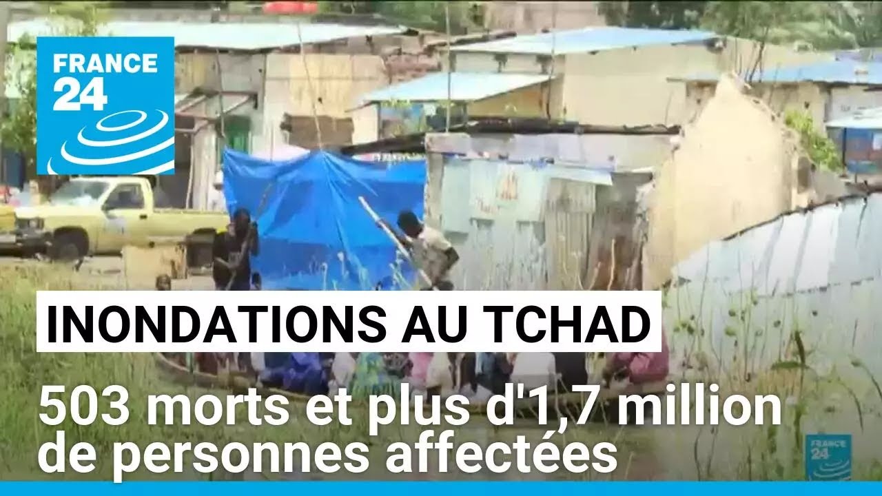 Inondations au Tchad : 503 morts et plus d'1,7 million de personnes affectées depuis juillet