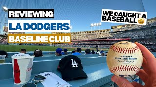 Reviewing LA Dodgers premium seats inside Baseline Club￼ 🔥⚾️