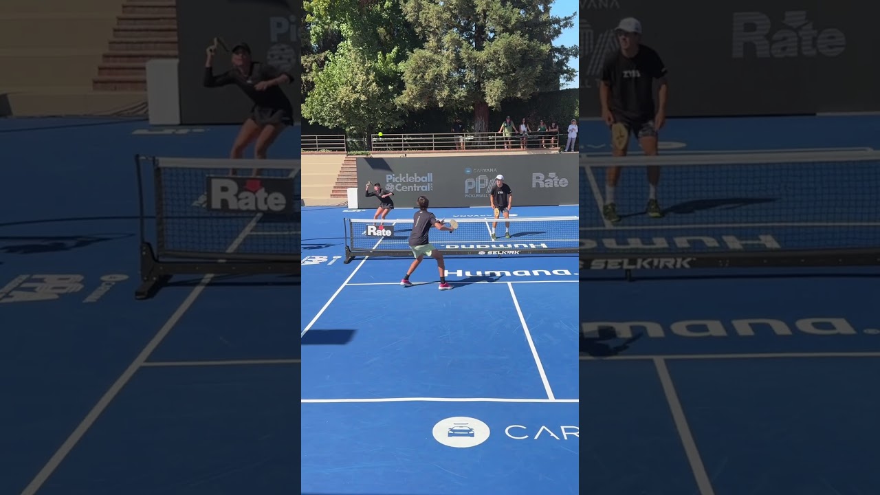 Gabe Tardio has to be one of the craftiest pickleball players on the planet