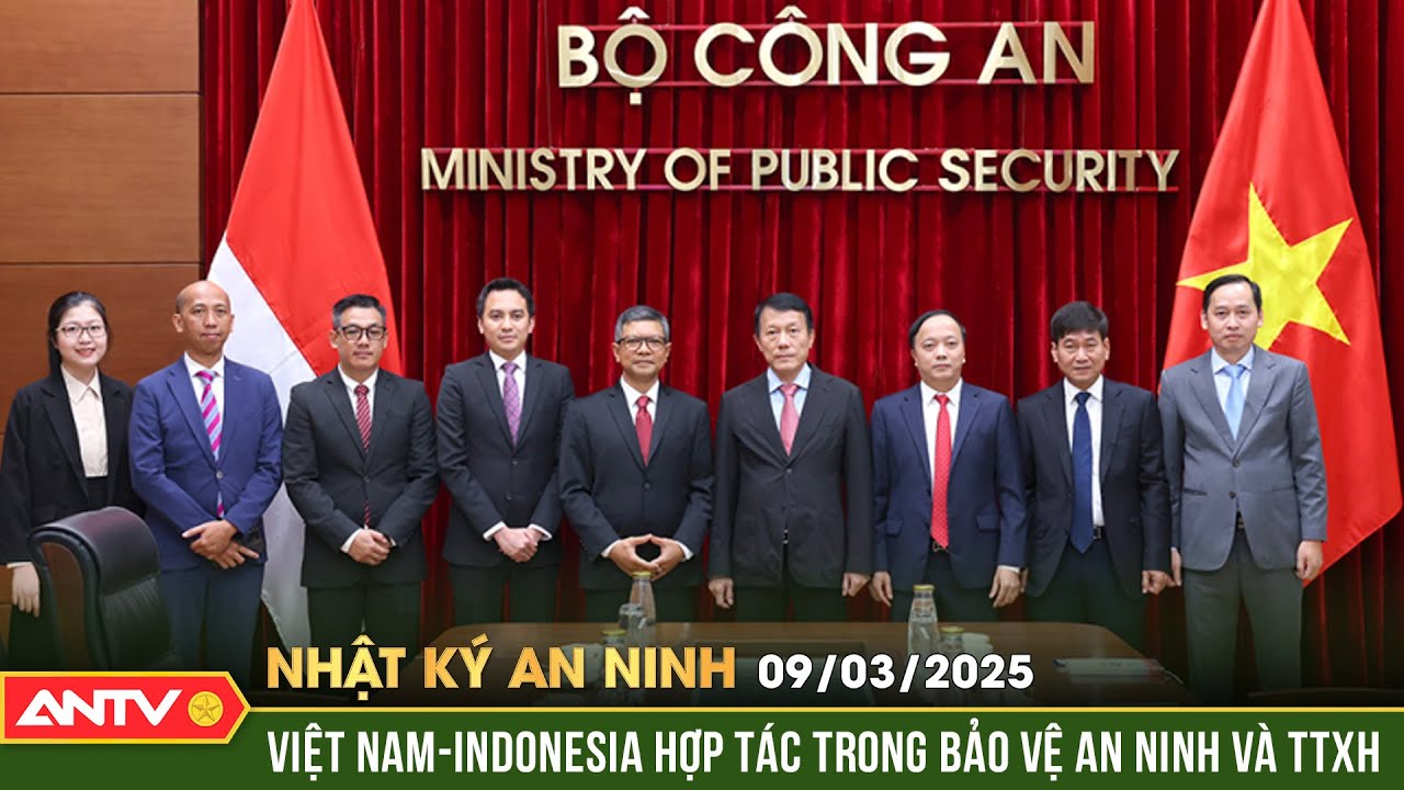 Bộ trưởng Lương Tam Quang hội đàm với Tư lệnh Cảnh sát quốc gia Indonesia | Nhật ký an ninh ngày 9/3