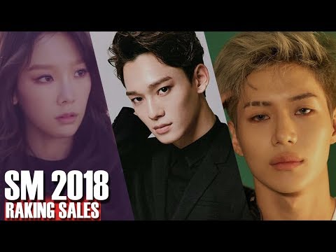 SM ARTIST RANKING SALES 2018