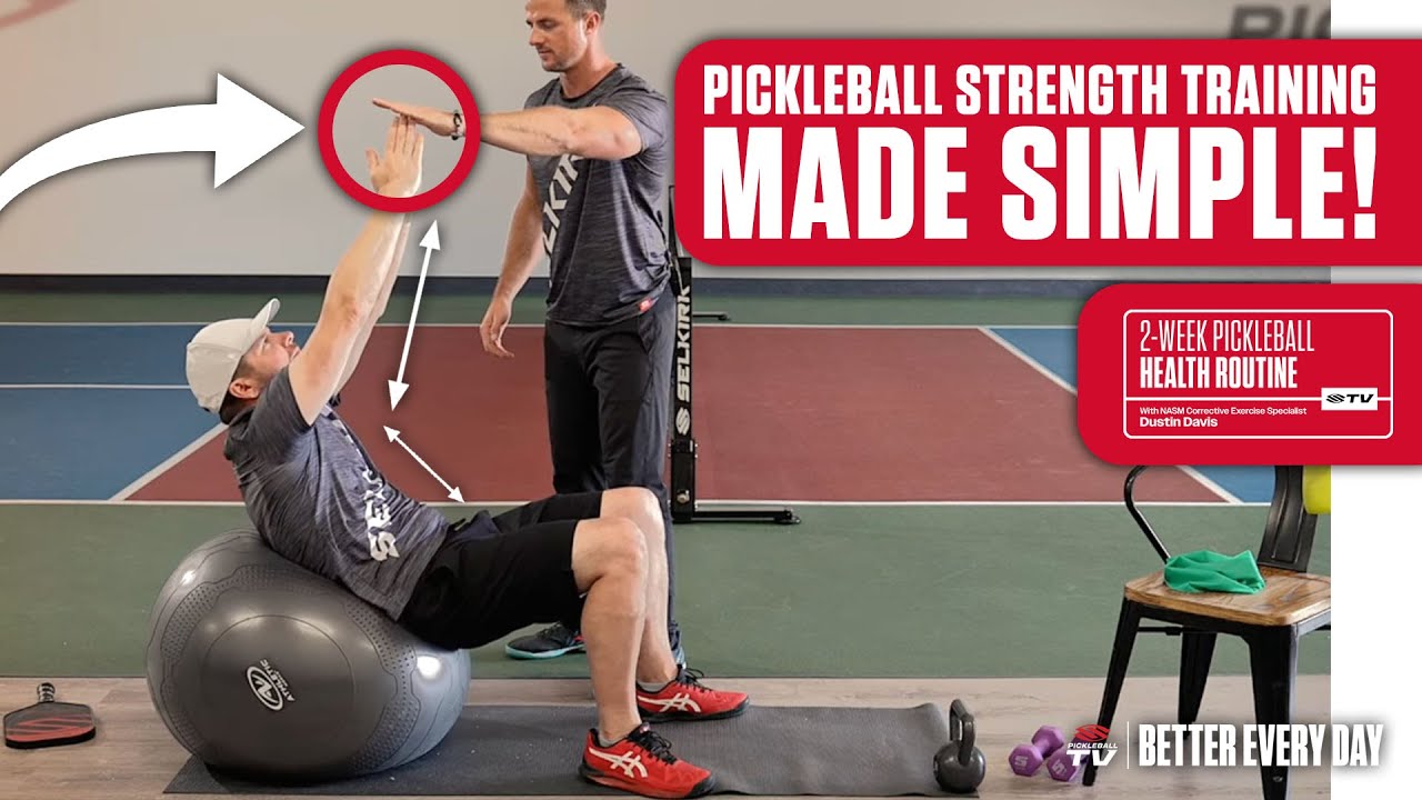 Week 2, Day 2: Push-Ups, Abs, & Improving Your Balance with Pickleball Trainer Dustin Davis