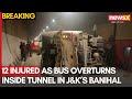 Srinagar Bus Accident: At Least 12 Injured As Bus Overturns Inside Navyug Tunnel In J&K’s Banihal