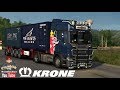 Krone Container 2x20ft 4 Axe Trailer 1.31