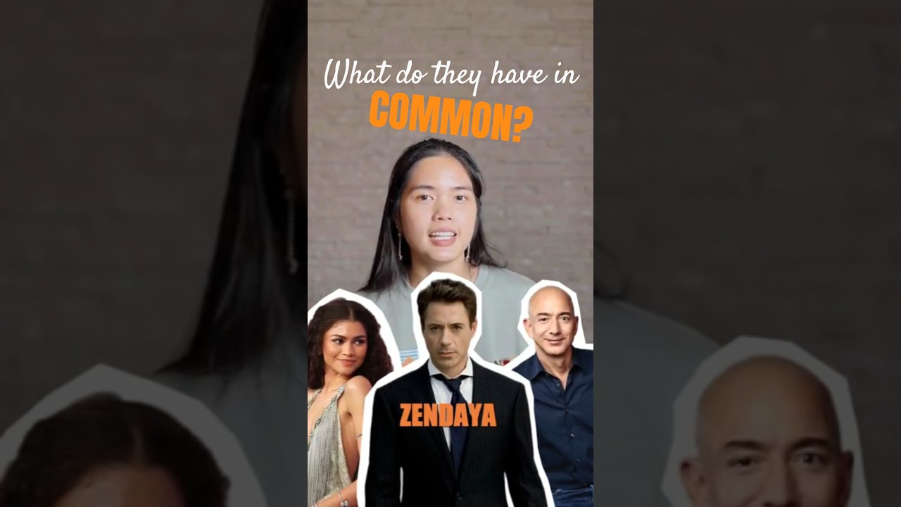 Jeff Bezos, Robert Downey Jr. & Zendaya — Same Secret? 😳