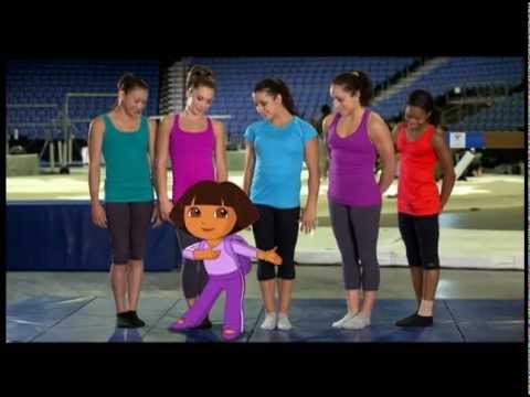 dora fantastic gymnastics doll