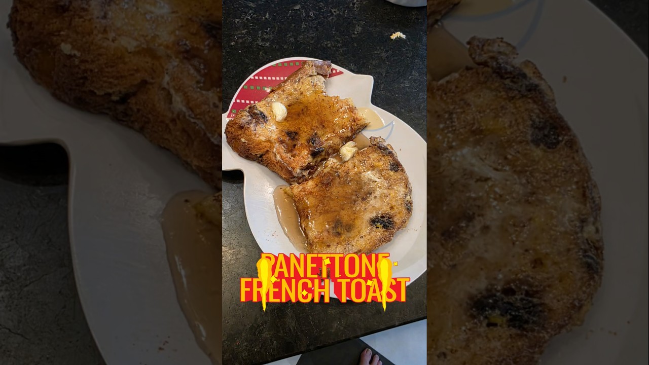 One way ticket to Italian Christmas Hell - Panettone French Toast #cookitalian