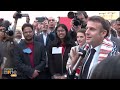 Emmanuel Macron Engages with Indian Students at Amber Fort, Jaipur | News9  - 04:09 min - News - Video