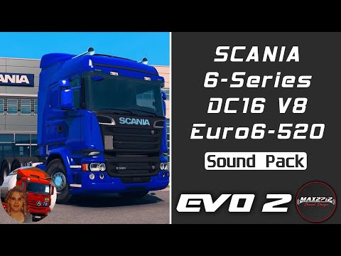 Scania 6-Series 520 DC16 V8 Sound Pack v1.0 1.50