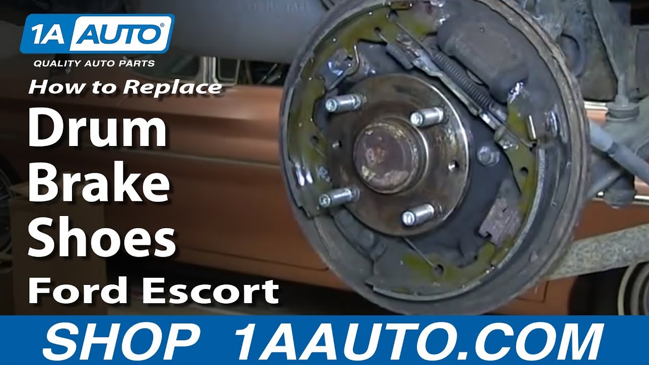 How to change brake pads on a 1998 ford escort #6