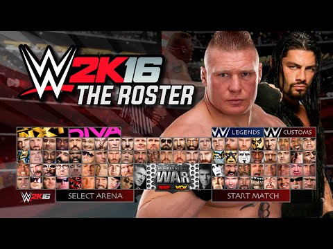 wwe 2k16 ps3 roster