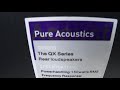 O Rei do Som - Caixas de Som Pure Acoustics QX-900S