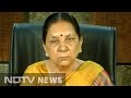 Anandiben Patel offers to resign as Gujarat chief minister on Facebook