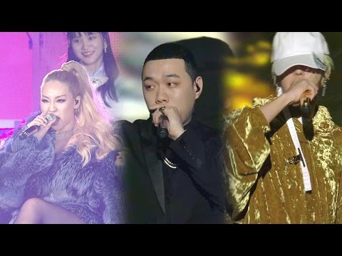CL·GD·비와이 환상적인 콜라보 ‘백만원’ @2016 SAF SBS 가요대전 1부 20161226
