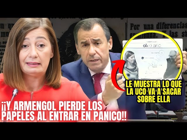 El MOMENTO en que ARMENGOL entra EN PÁNICO cuando le MUESTRAN lo que LA UCO VA A SACAR sobre ELLA