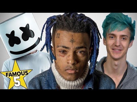 Top 5 | Famous People of 2018 ( RIP Xxxtentacion, Ninja, Marshmello & more )