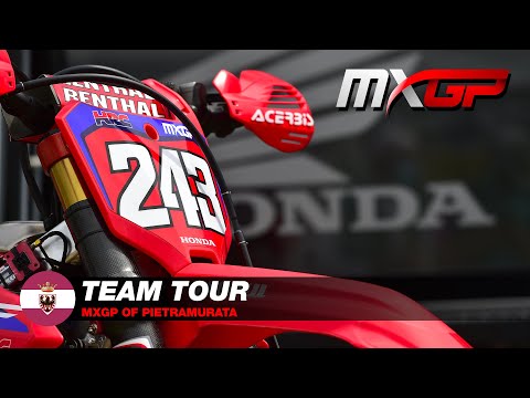 Team Tour - Team HRC - MXGP of Pietramurata 2021 #Motocross