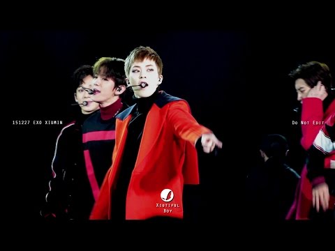 151227 가요대전 시우민 CALL ME BABY 무대에서 생긴일