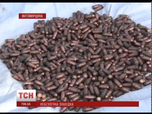 Более тысячи боевых патронов обнаружили на Житомирщине