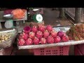 étalage de fruits à Malacca