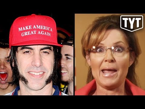 Sacha Baron Cohen PRANKS Sarah Palin
