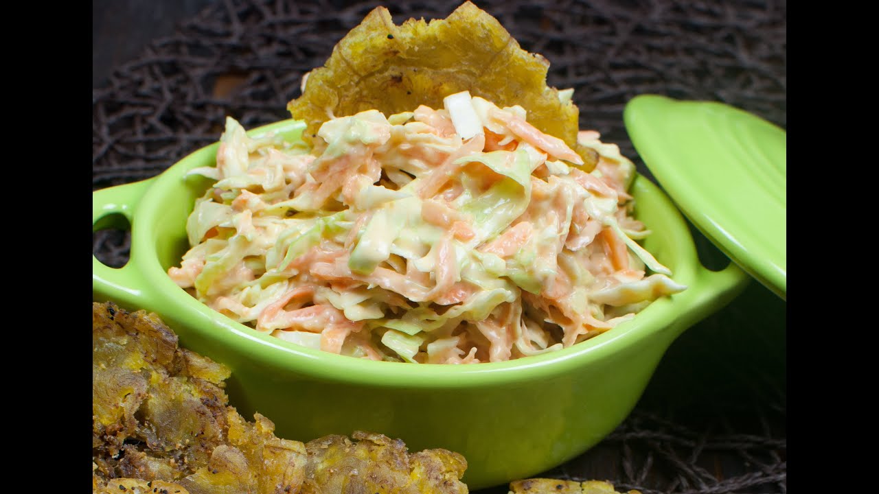 Ensalada De Col O Coleslaw - YouTube