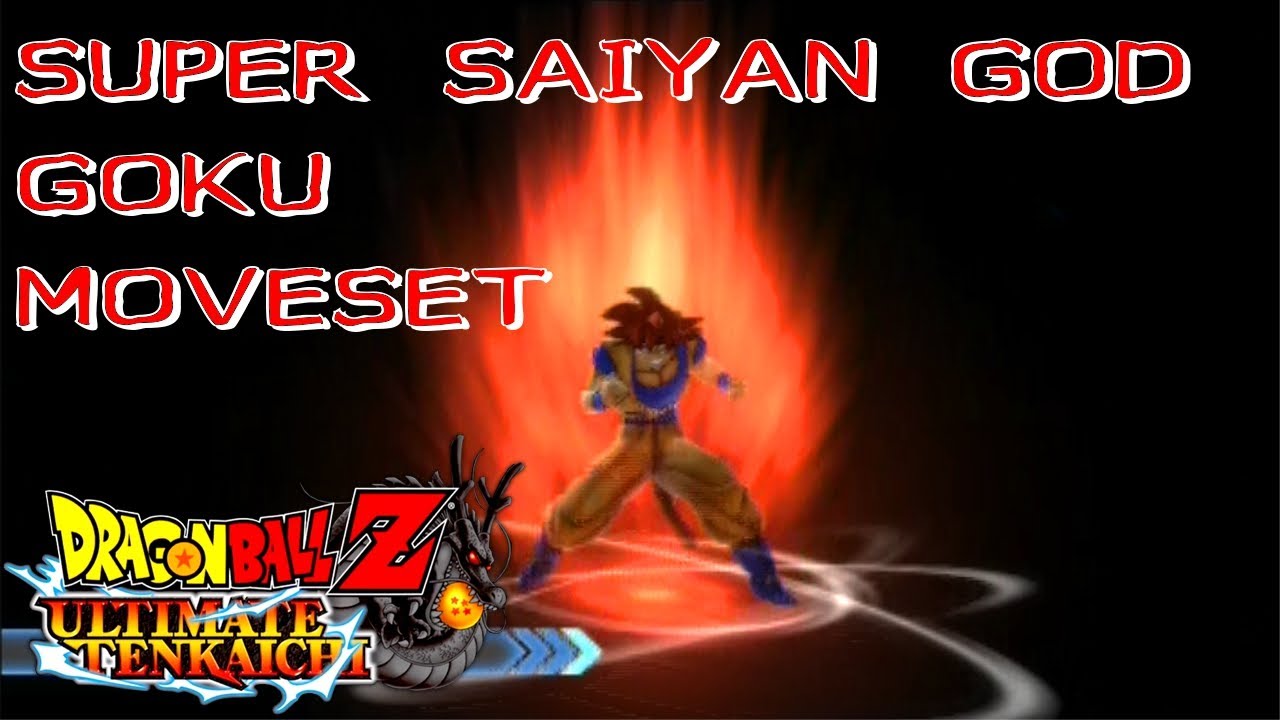 Dbz Ultimate Tenkaichi Super Saiyan God Goku Moveset Youtube 0091