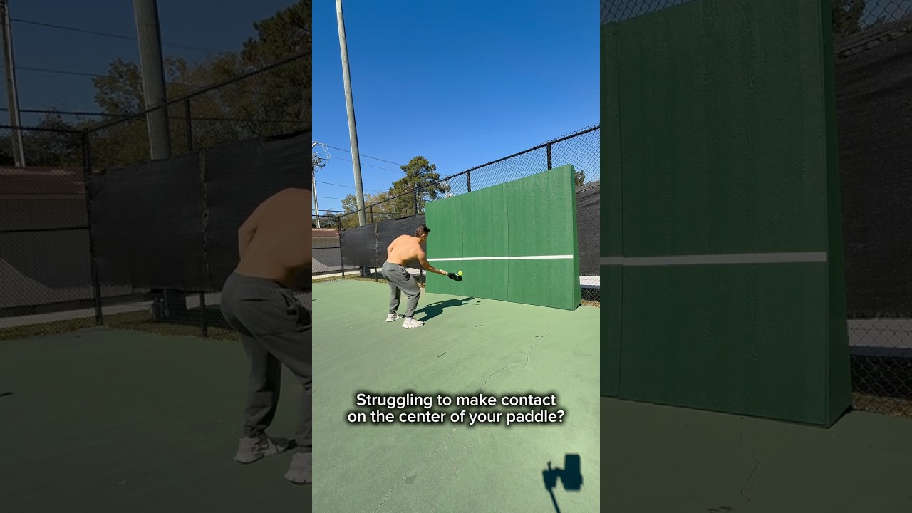How to Hit the Sweet Spot Every Time in Pickleball 🤝 #pickleball #pickleballvideos #pickleballtips