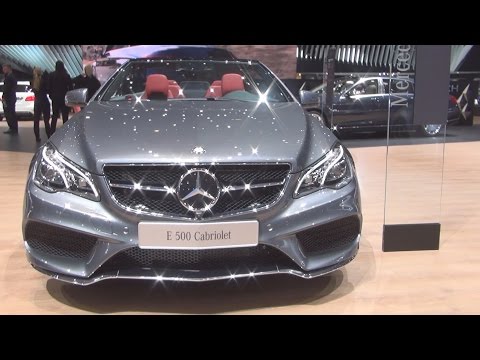 Mercedes-Benz E 500 Cabriolet V8 Edition (2016) Exterior and Interior in 3D
